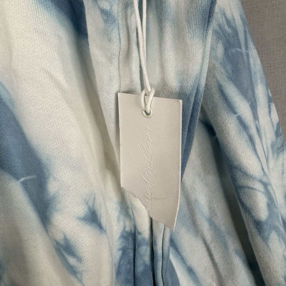 The Laundry Room Womens Sweatshirt Medium White Tie Dye Loose Fit Lounge Comfy - Picture 3 of 12